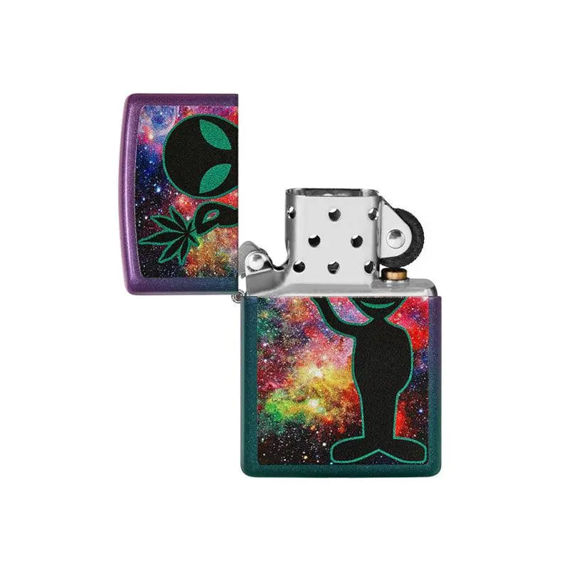 Zippo Cannabis Alien Iridescent Lighter-