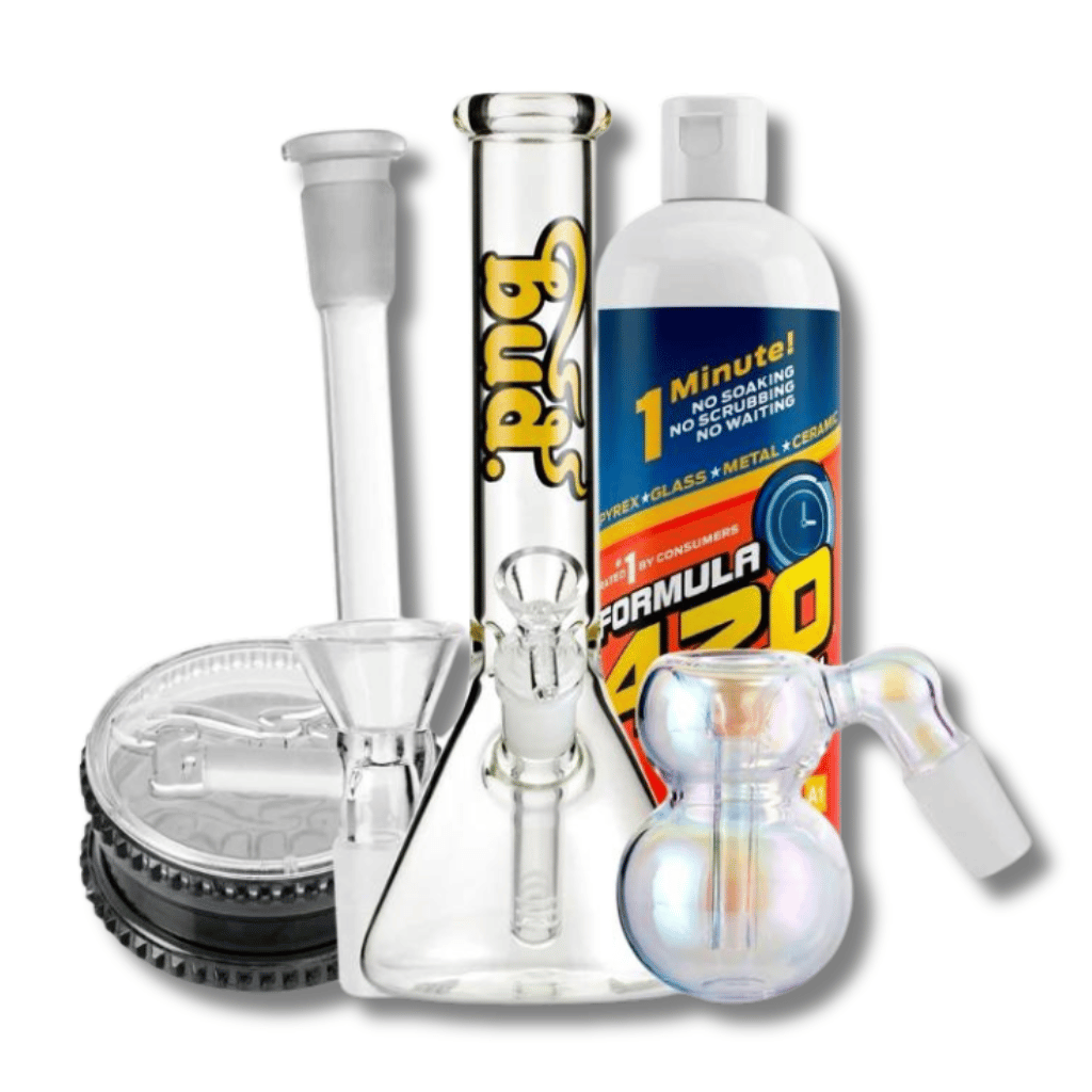 A glass bong bundle