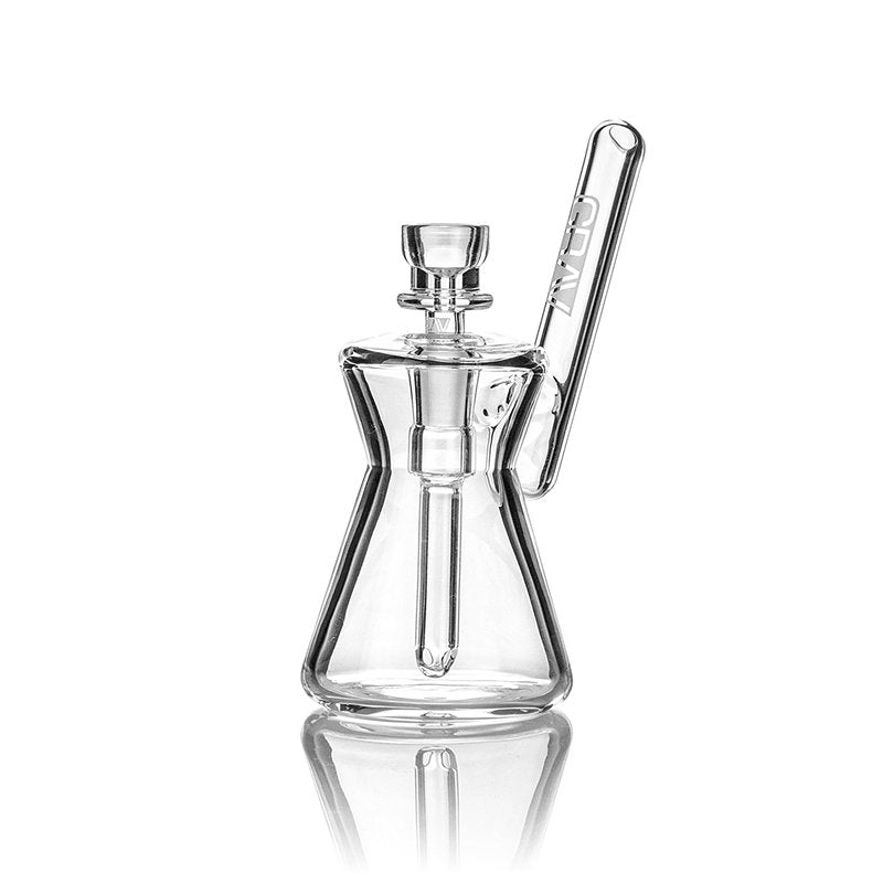 GRAV Hourglass Pocket Bubbler Dab Rig 12cm-