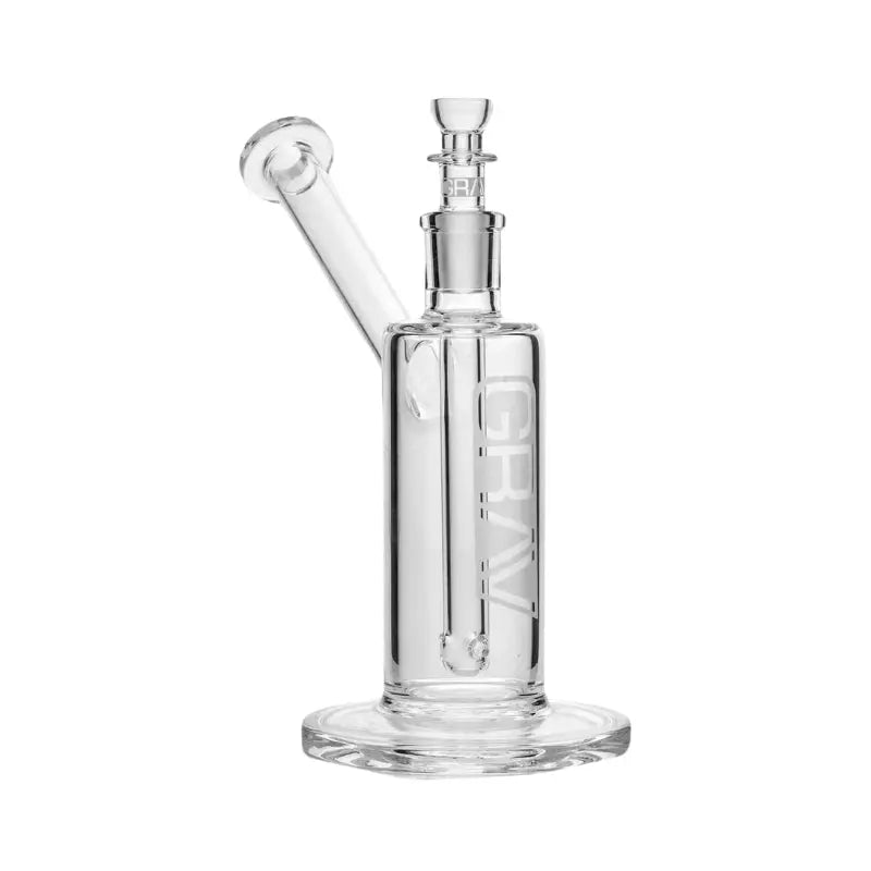 GRAV Medium Upright Bubbler Bong 18cm | Glass Bongs Australia