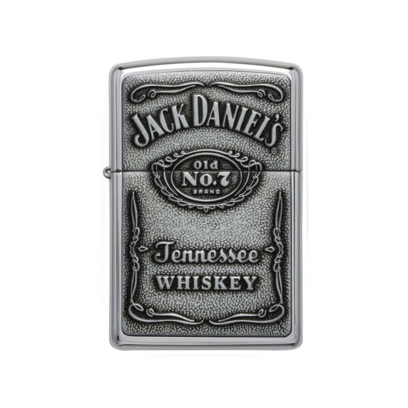 Zippo Jack Daniels Label High Polish Chrome Lighter – Glass Bongs Australia